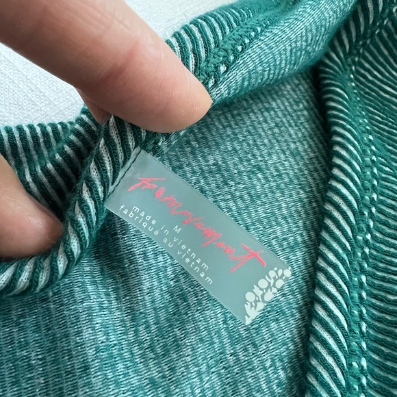 Free People Movement Teal Cardigan - Picture 5 of 5